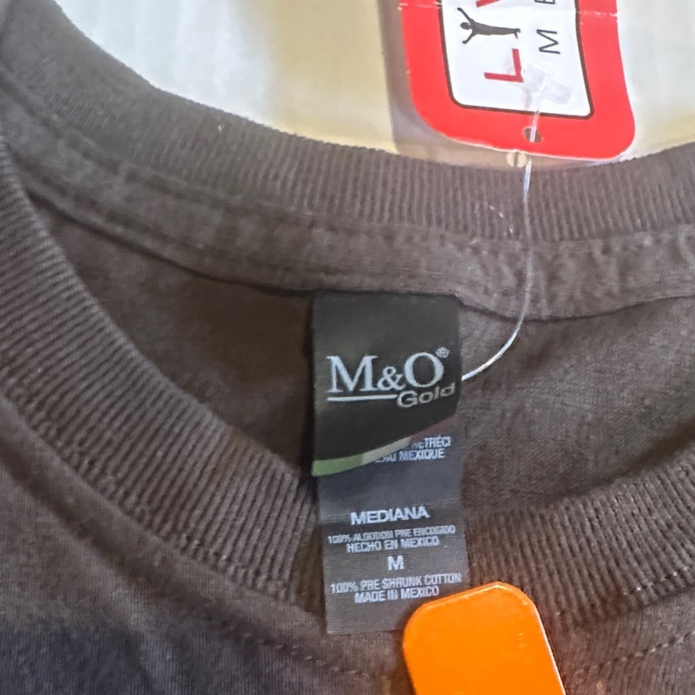 NWT brown Graphic T-Shirt Van Halen rock ‘n’ roll short sleeve 100% cotton med - Picture 3 of 5